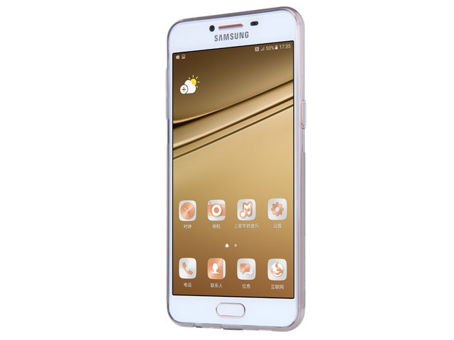 Чехол Nillkin Nature case для Samsung Galaxy C5 C5000 (серый, гелевый)