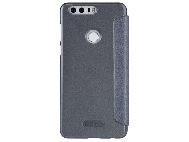 Чехол Nillkin Sparkle Leather Case для Huawei Honor 8 (темно-серый, винилискожа)