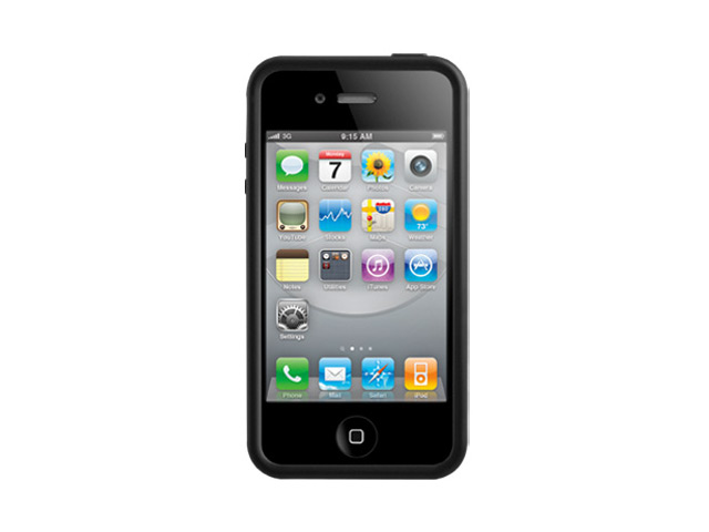 Чехол SwitchEasy Reptile для Apple iPhone 4/4S (черный, кожанный)