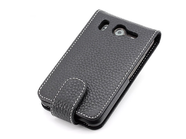 Чехол YooBao Slim case для HTC Desire HD (черный, кожанный)