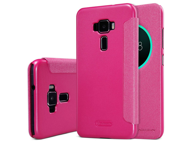 Чехол Nillkin Sparkle Leather Case для Asus Zenfone 3 ZE552KL (розовый, винилискожа)