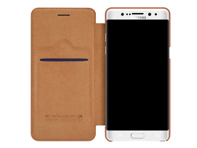 Чехол Nillkin Qin leather case для Samsung Galaxy Note 7 (коричневый, кожаный)