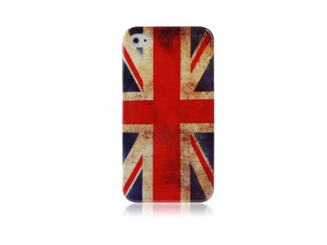Чехол KissKin Doodle Back case для Apple iPhone 4/4S (England, пластиковый)