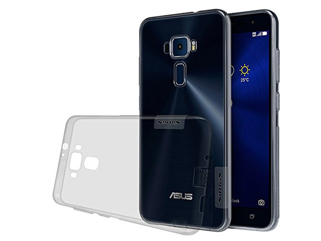 Чехол Nillkin Nature case для Asus Zenfone 3 ZE520KL (серый, гелевый)