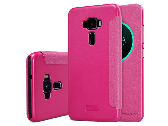Чехол Nillkin Sparkle Leather Case для Asus Zenfone 3 ZE520KL (розовый, винилискожа)