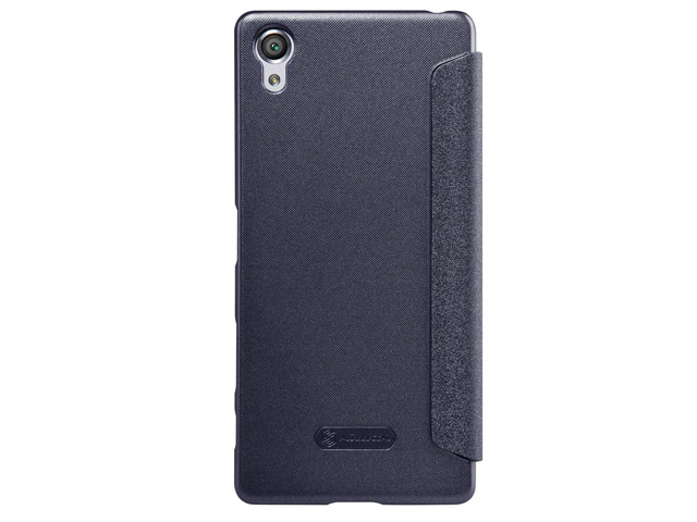 Чехол Nillkin Sparkle Leather Case для Sony Xperia X Performance (темно-серый, винилискожа)