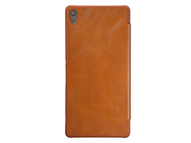 Чехол Nillkin Qin leather case для Sony Xperia XA ultra (коричневый, кожаный)