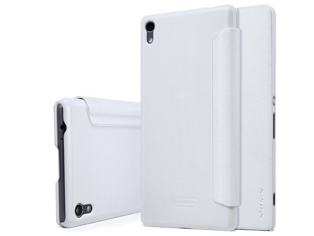 Чехол Nillkin Sparkle Leather Case для Sony Xperia XA ultra (белый, винилискожа)