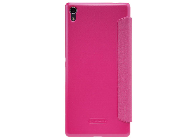 Чехол Nillkin Sparkle Leather Case для Sony Xperia XA ultra (розовый, винилискожа)