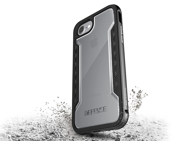 Чехол X-doria Defense Shield для Apple iPhone 7 (темно-серый, маталлический)