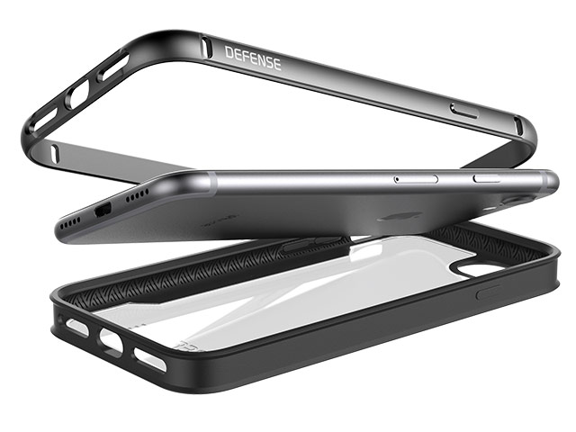 Чехол X-doria Defense Shield для Apple iPhone 7 (темно-серый, маталлический)