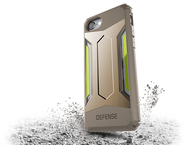 Чехол X-doria Defense Gear для Apple iPhone 7 (золотистый, маталлический)