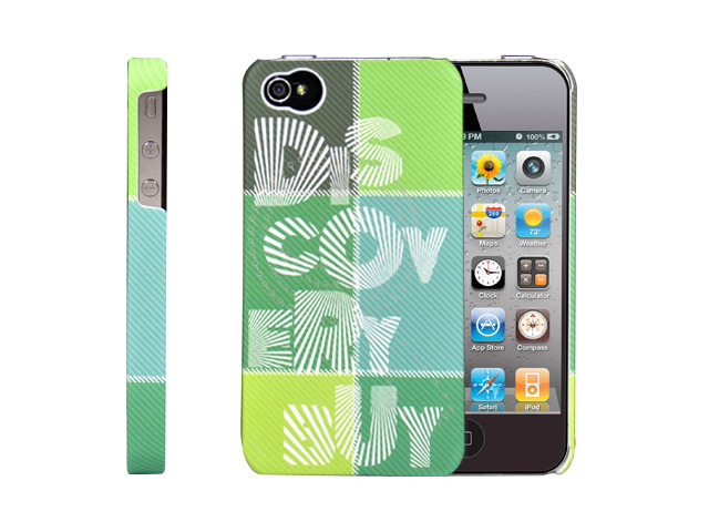 Чехол Discovery Buy Magic Universe Case для Apple iPhone 4/4S (зеленый, пластиковый)