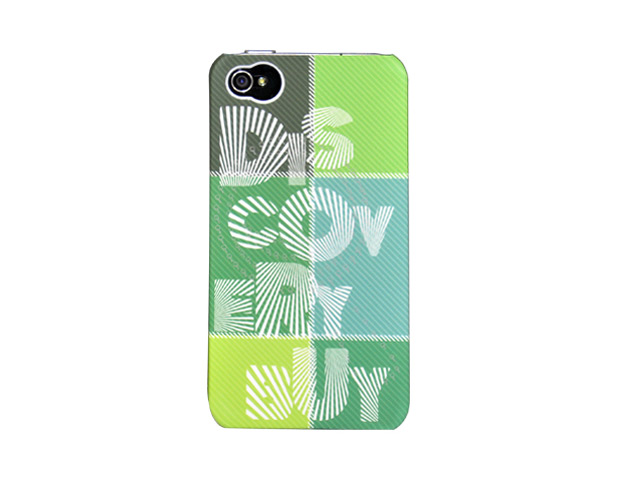 Чехол Discovery Buy Magic Universe Case для Apple iPhone 4/4S (зеленый, пластиковый)