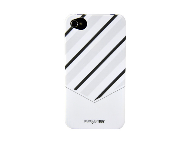 Чехол Discovery Buy Tie Matte Case для Apple iPhone 4/4S (белый, пластиковый)