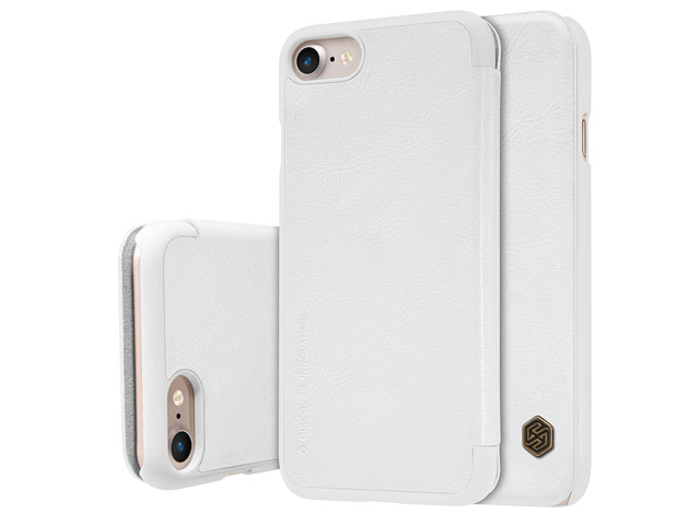 Чехол Nillkin Qin leather case для Apple iPhone 7 (белый, кожаный)