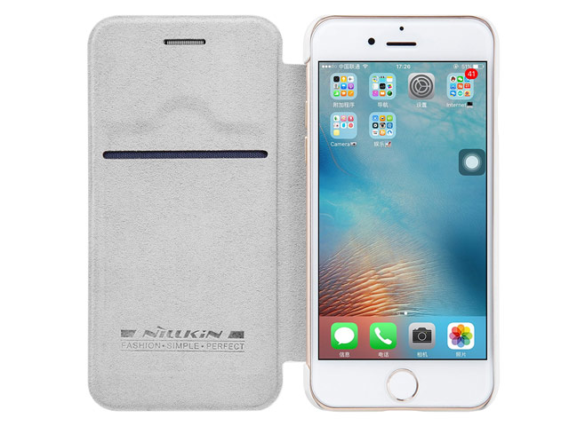Чехол Nillkin Qin leather case для Apple iPhone 7 (белый, кожаный)