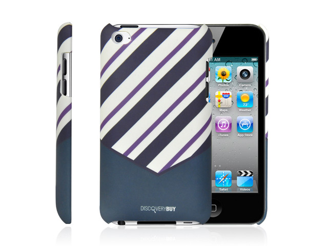 Чехол Discovery Buy Tie Matte Case для Apple iPod touch (4-th gen) (темно-синий, пластиковый)