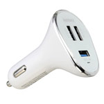 Зарядное устройство Remax Car Charger RCC302 универсальное (автомобильное, 6.3A, 3xUSB, белое)