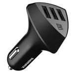 Зарядное устройство Remax Aliens Car Charger универсальное (автомобильное, 4.2A, 3xUSB, черное)