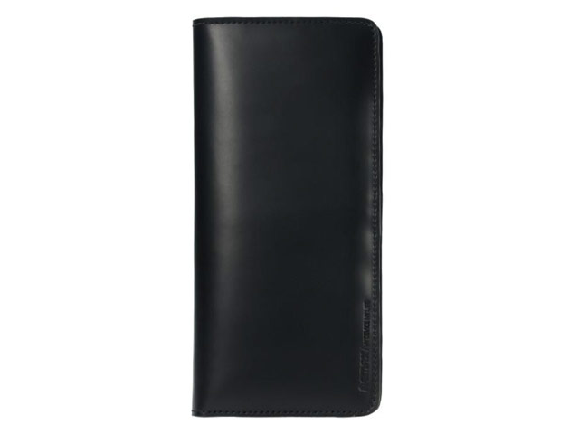 Кошелек Remax Janyee Genuine Leather Wallet (черный, кожаный, валютник, размер M)