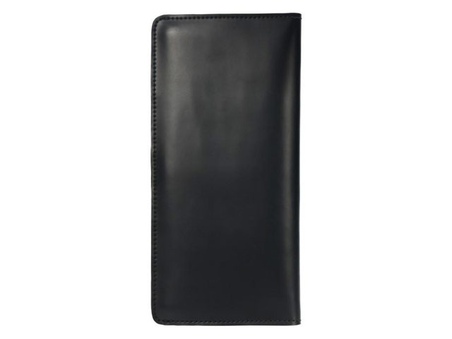 Кошелек Remax Janyee Genuine Leather Wallet (черный, кожаный, валютник, размер M)