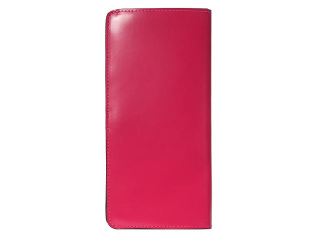 Кошелек Remax Janyee Genuine Leather Wallet (красный, кожаный, валютник, размер M)
