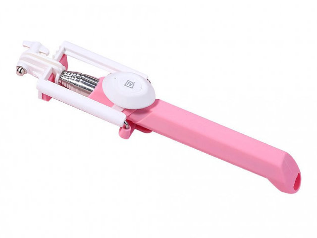 Монопод Remax Selfie Stick P3 универсальный (розовый, беспроводной, 80 см)