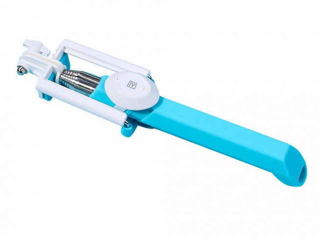Монопод Remax Selfie Stick P3 универсальный (голубой, беспроводной, 80 см)