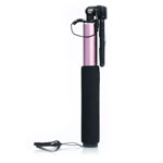Монопод Remax Cable Selfie Stick mini P5 универсальный (розовый, проводной)