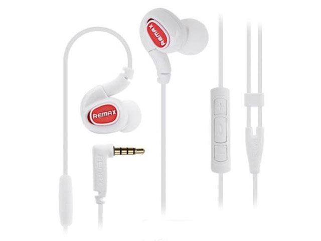 Наушники Remax Sporty Earphone S1 pro (белые, пульт/микрофон, 20-20000 Гц)