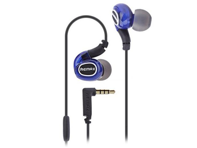 Наушники Remax Sporty Earphone S1 pro (синие, пульт/микрофон, 20-20000 Гц)