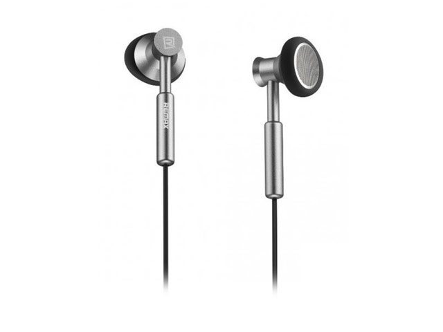 Наушники Remax Metal Earphone RM-305M (черные, пульт/микрофон, 20-20000 Гц)