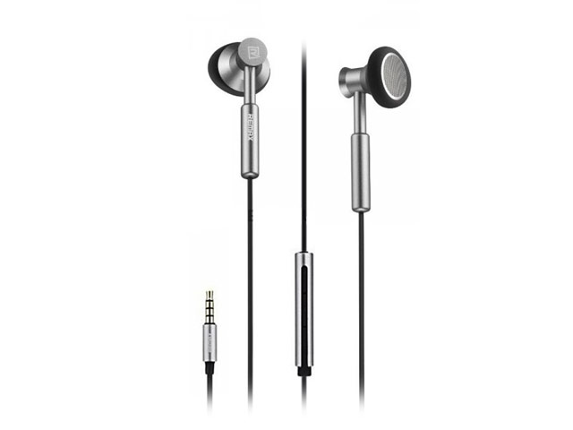 Наушники Remax Metal Earphone RM-305M (черные, пульт/микрофон, 20-20000 Гц)