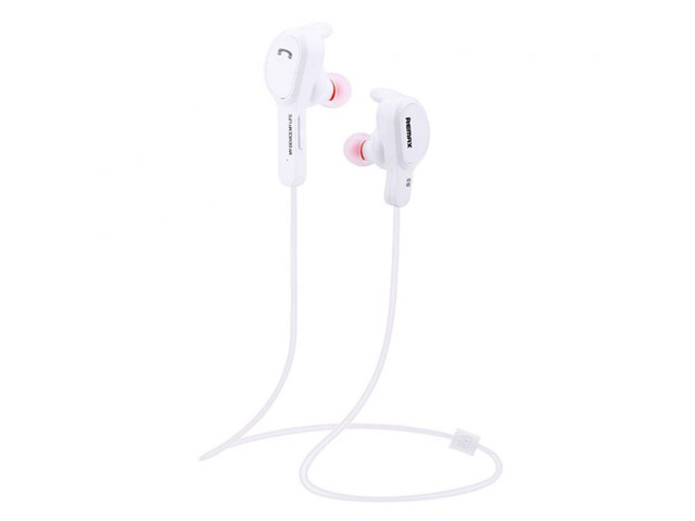 Беспроводные наушники Remax Sports Bluetooth Headset RM-S5 (белые, пульт/микрофон, 18-22000 Гц)