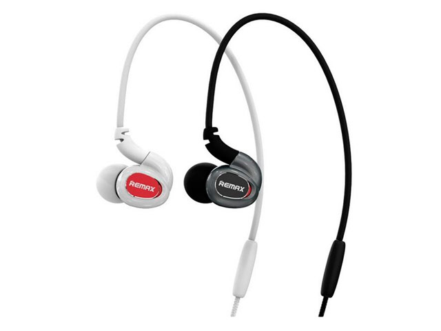 Беспроводные наушники Remax Neckband Bluetooth Headset RM-S8 (черные, пульт/микрофон, 18-22000 Гц)