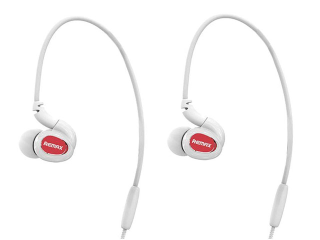Беспроводные наушники Remax Neckband Bluetooth Headset RM-S8 (белые, пульт/микрофон, 18-22000 Гц)