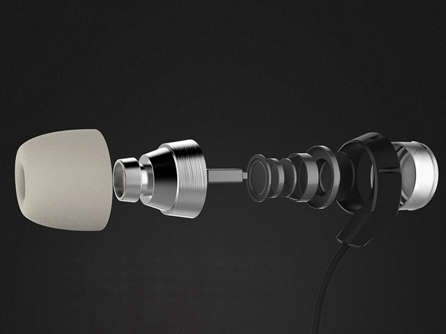 Наушники Remax Hybrid Earphone RM-800MD (черные, пульт/микрофон, 9.2 мм)