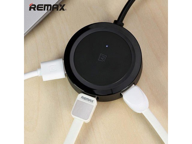 USB-хаб Remax Inspiron 3USB Hub RU-05 универсальный (3 USB-порта, кабель 1.5 м, черный)