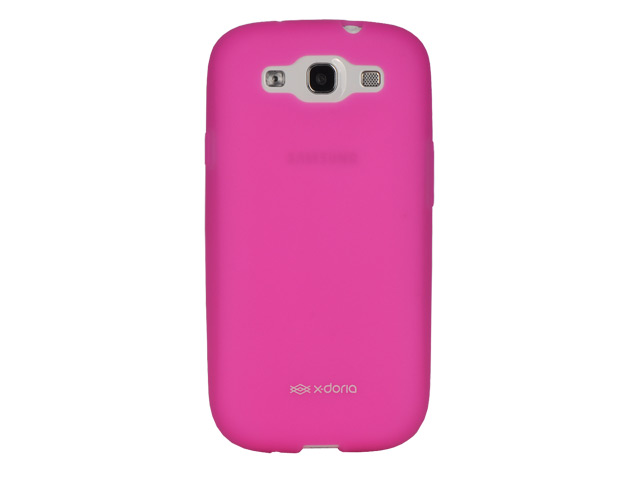 Чехол X-doria Soft case для Samsung Galaxy S3 i9300 (розовый, гелевый)