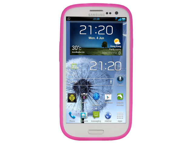 Чехол X-doria Soft case для Samsung Galaxy S3 i9300 (розовый, гелевый)