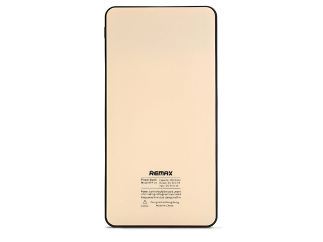 Внешняя батарея Remax Muse Series универсальная (10000 mAh, индикатор, черная)