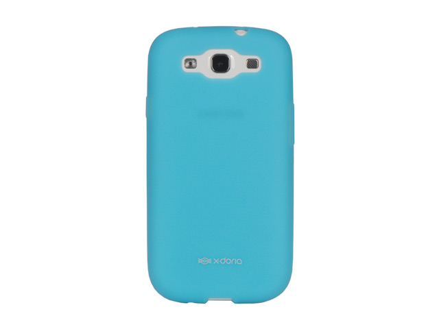 Чехол X-doria Soft case для Samsung Galaxy S3 i9300 (голубой, гелевый)