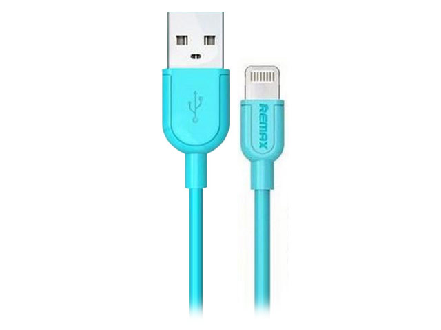USB-кабель Remax Souffle Data Cable (Lightning, 1 м, голубой)