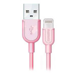 USB-кабель Remax Souffle Data Cable (Lightning, 1 м, розовый)
