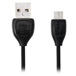 USB-кабель Remax Lesu Data Cable (microUSB, 1 м, черный)