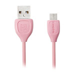 USB-кабель Remax Lesu Data Cable (microUSB, 1 м, розовый)