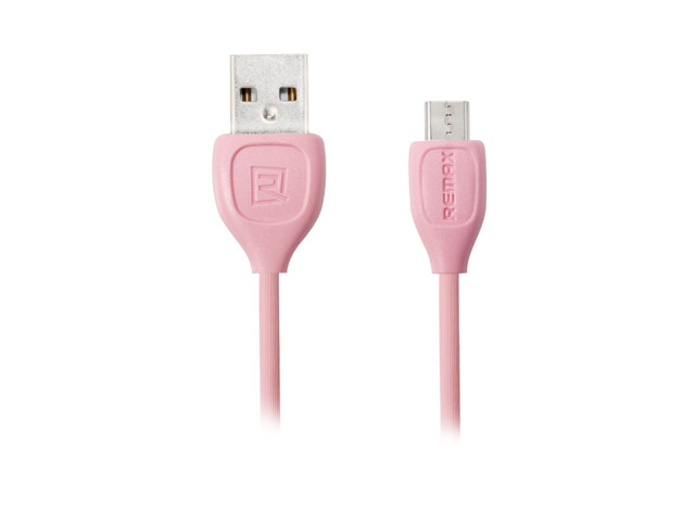 USB-кабель Remax Lesu Data Cable (microUSB, 1 м, розовый)