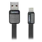 USB-кабель Remax Platinum Cable (Lightning, 1 м, плоский, черный)