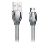 USB-кабель Remax Laser Cable (microUSB, 1 м, плоский, черный)